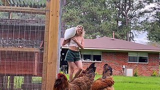 Amateur striptease and Solo masturbation