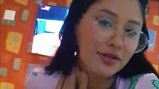 Stepsister is so horny that she lets her stepbrother to lick her and rail her after