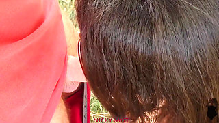 Was Nice Day Swallow His Cum Close up Blowjob