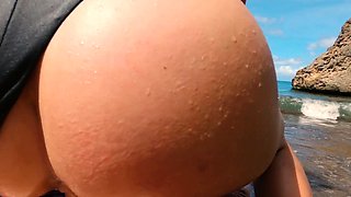 Amateur brunette in latex lingerie fucks hardcore in kitchen