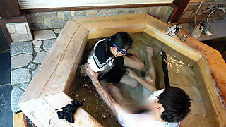 Dripping Uniform, Restrained in a Bathtub, off-campus Lesson