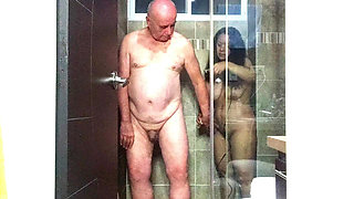 Surprise in the Shower with Garabas and Olga