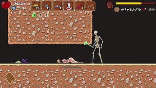Hailey's Adventure Side Scroller Game Play part 04 Mini Sex Game 18+ Porn Game Play