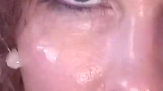 Vintage Anal Slut with Cum in Hair!