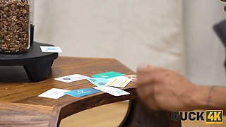 Cuck4k. pregnant blonde with Natural Tits is luving stranger's knob in front of her hubby