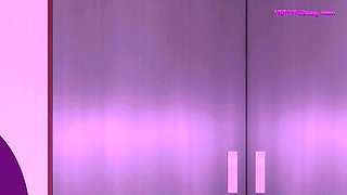 Nerdy glasses anime girl bent over classroom desk & fucked deep by strict teacher