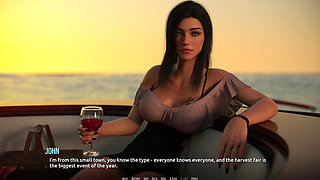 Dominos Beach 16 John First Date Fiona Boat Ocean Sunset Sfw
