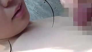 Slick Outdoor Tease with a Pink Tipped F Cup Beauty Soaked in Oil Part 1