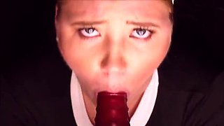Big Natural Tits Nun Annabelle Rogers Solo Fingering & Dildo Masturbation Orgasm