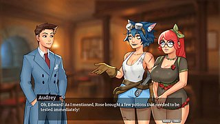 Magic Academy: Sloopy Blowjob Deepthroat and Massive Cumshot in the Mouth - Episode 6