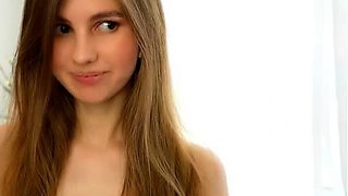 Curly Blonde Teen Records Solo Dildo Masturbation More at