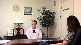 Amateur redhead sucks tons of cocks