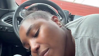 Ebony Car Ride Home with Stranger
