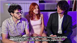 First Porn Casting And Interview Degenerates Into A Dirty Threesome - 2 Guys 1 Girls Fmm