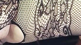 Curvy Wife Dominatrix Is Peeing in Slave's Mouth