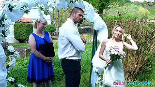 Marrying the Whore - Sexy Bride Cheating Right on Her Wedding