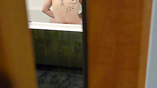 I was watching shower my ex-girlfriend and as a punishment she pegged me until I came, pegging till cumming