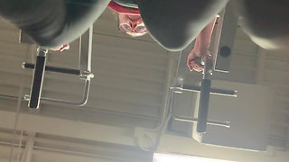 First Time Gym Orgasm!! Cumming at the Gym From an Ab Workout