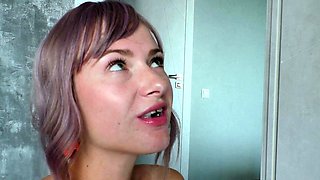 Hot amateur teen blowjob and facial HD video