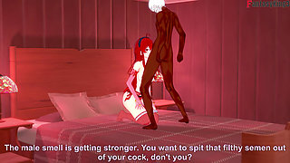 Eris Boreas First BBC While Wife Watching - Mushoku Tensei 5