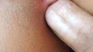 Cummy amateur pussy close up