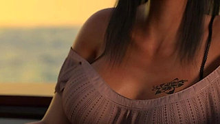 Dominos Beach 16 John First Date Fiona Boat Ocean Sunset Sfw