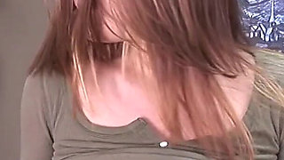 Brunette Sexpot Rubs One Out on Our Casting Couch