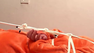 Miriam Bound and Tickled in Onesie