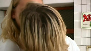 Nothing Under the Apron: Anal Fuck on the Kitchen Counter