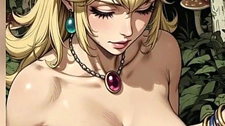 Gol Topless Animation Hot Princess Peach