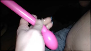Teasing my nipples and clit while smoking