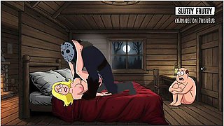 Halloween Special: Jason Fucks Students At Camp Crystal Lake. Friday The 13th Parody. Cartoon
