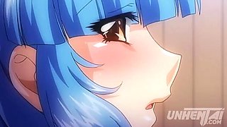 Busty Teen Threesome with Big Tits - Uncensored Hentai Fuck