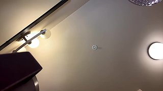 Teenage beauty captivates with daring bath passion in thrilling homemade play