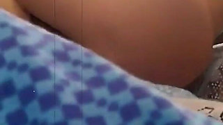 A village girl beautifully pulls her hairy pussy to beautiful music