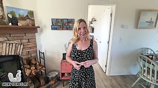My Best Friend's Stepmom Jane Cane Fucks Me POV - Blonde MILF Big Tits Creampie