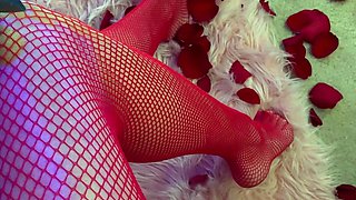 Amateur blondie solo anal masturbation