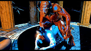 Big Cock Virtual Queen of Bigboob Fantasy - 3D Animation Hentai