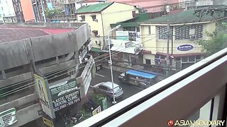 Asiansexdiary Cock Gobbling Filipina Teen Gets Wild