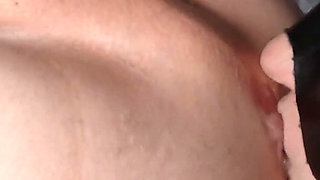 She licks his stretched butt / Rosebud and get fucked