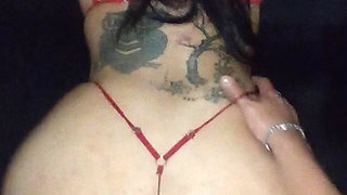 Real FULL ANAL of big buttocks submissive mexican wife in homemade video