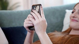 Dainty Katy and Lilly's face sitting trailer