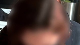 Afternoon throat pie. He cums so fast after days without it