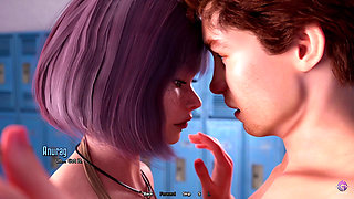 Watching My Teacher's Big Ass at the Class - 3D Hentai Animated Porn - Life in Santa County