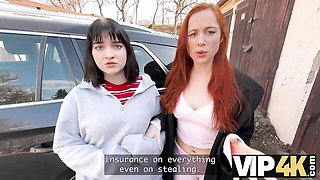Cuckold watches sex with well-made Audrey Reid from VIP 4K
