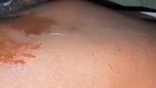 Creaming Riding Big Dildo Pounding My Black Fat Pussy