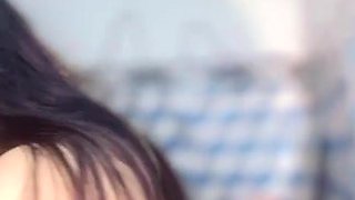 Sensual asian teen shares passionate anal squirt fun