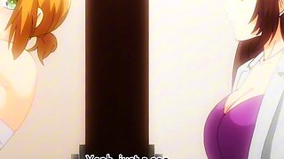 Anime MILF gets on all fours and begs for deep pounding
