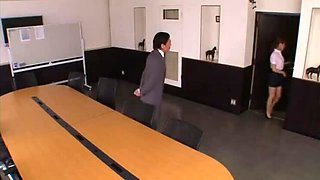 Kokone Mizutani hot office milf gets a rough ride and sucks cock