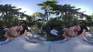 girlfriend & girlfriend Use the Pool Boy